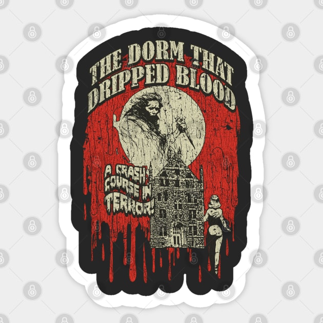 The Dorm That Dripped Blood 1982 Sticker by JCD666